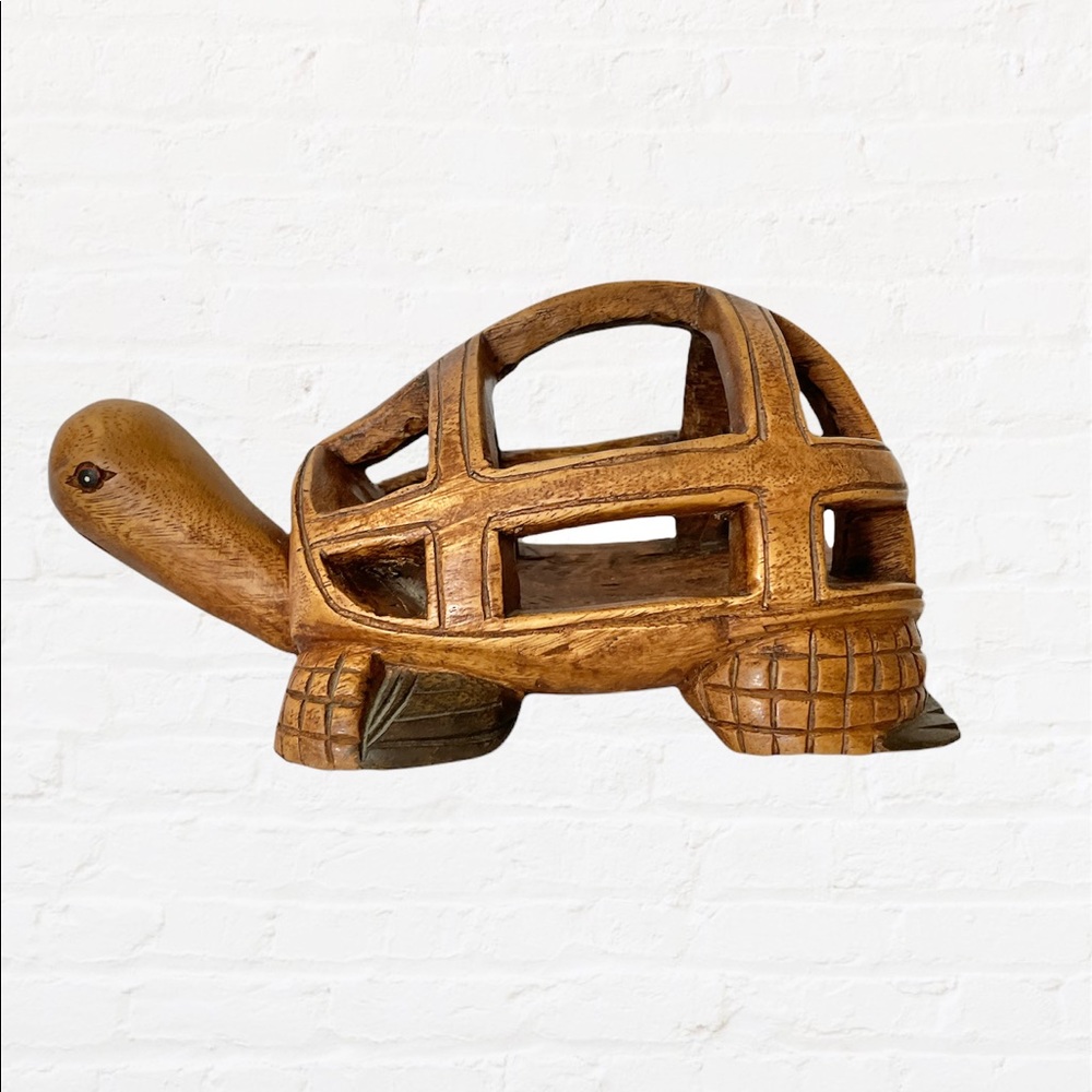 Wood carved Turtle 🐢
